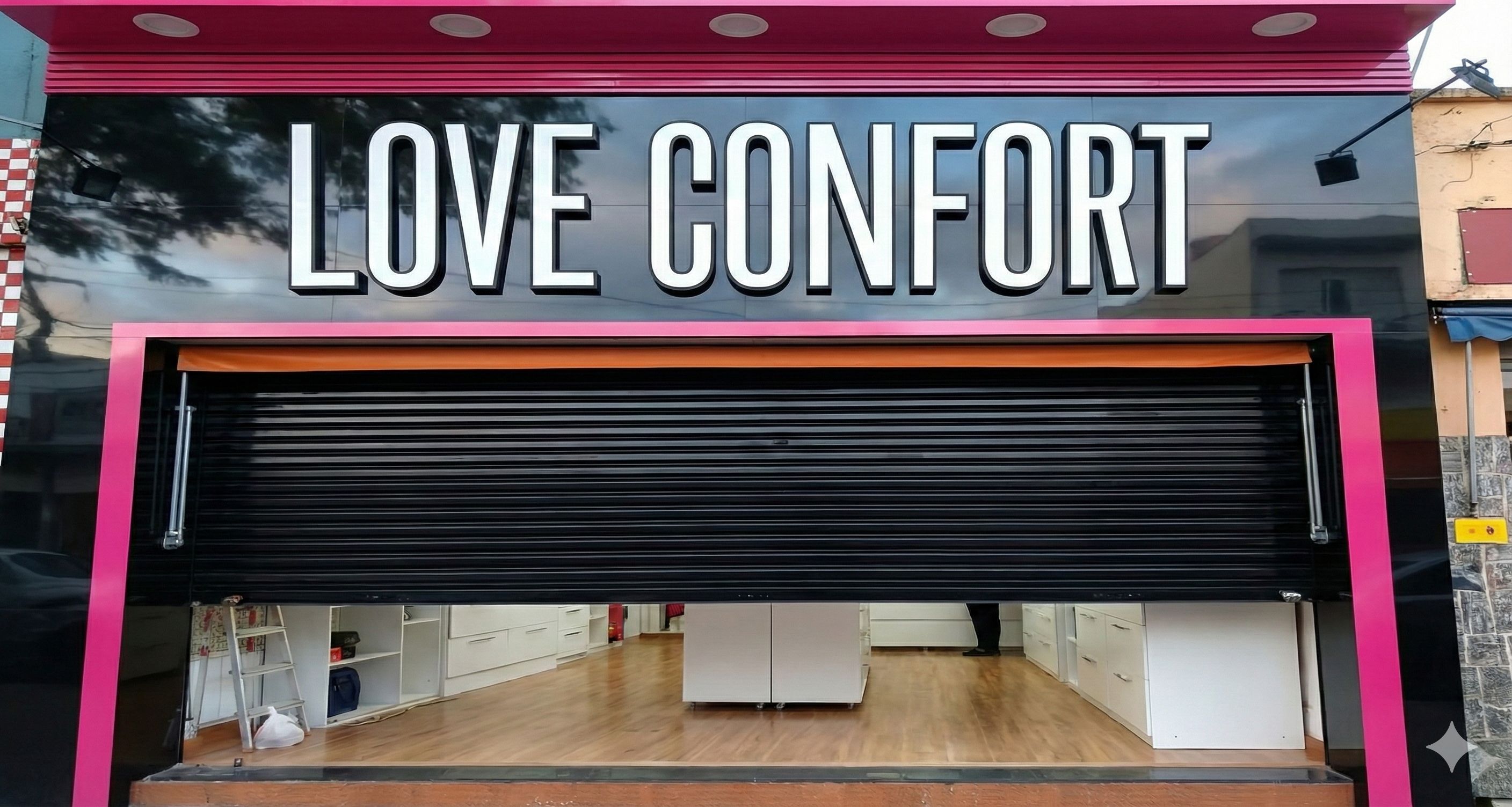 Fachada da Loja Love Confort